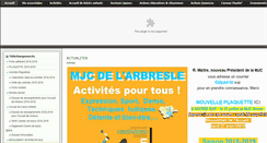 Desktop Screenshot of mjc-larbresle.fr